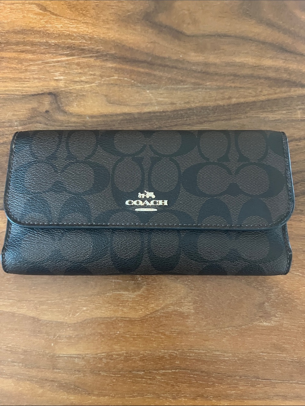 Coach Brown Signature Wallet